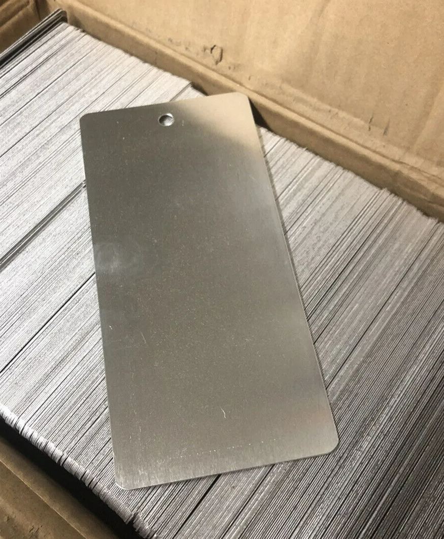 Sample Panel P Blank Aluminum Sample Panels 50 Pack – Static Powders